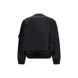 Sacai Black Cotton Bomber