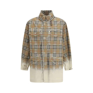 Burberry Beige Cotton Parka