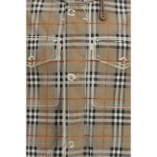 Burberry Beige Cotton Parka