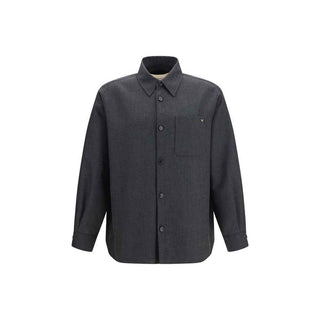 Valentino Garavani Gray Polyester Full-Length Jacket