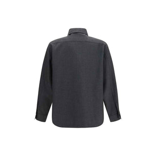 Valentino Garavani Gray Polyester Full-Length Jacket
