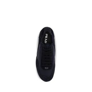 Prada Blue Rubber Athletic Sneakers