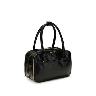 Marni Black Calf Leather Bos Taurus Handbag