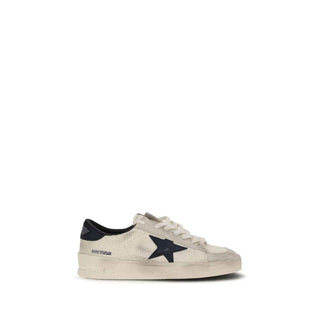 Golden Goose Beige Calf Leather Bos Taurus Athletic Sneakers