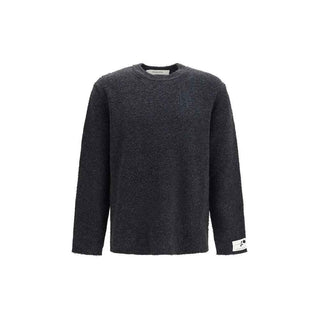 Golden Goose Gray Wool Oves Aries Sweatshirt