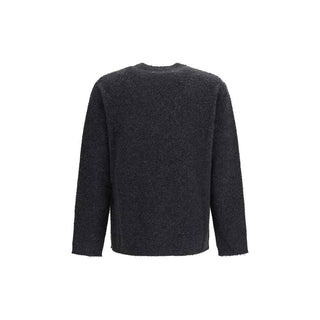 Golden Goose Gray Wool Oves Aries Sweatshirt