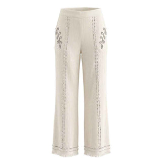 Trussardi Jeans White Cotton Women's Pants