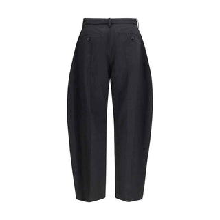 Sacai Black Polyester Casual Pants