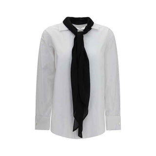 Sacai White Polyester Dress Shirt