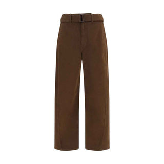 Lemaire Brown Cotton Casual Pants