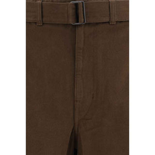 Lemaire Brown Cotton Casual Pants