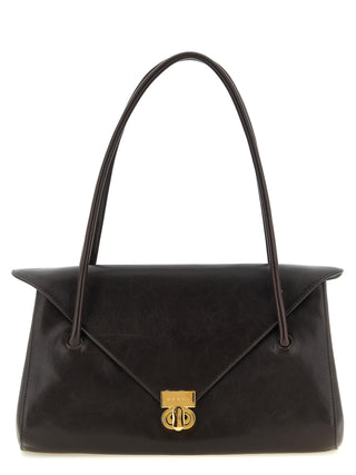 Marni Brown Calfskin Shoulder Bag