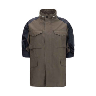 Sacai Bicolor Cotton Shell Jacket