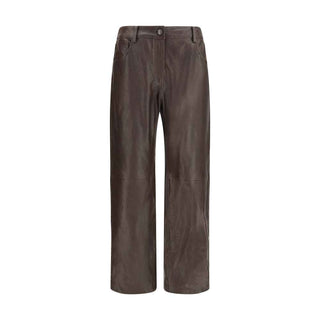 Magda Butrym Brown Leather Pants