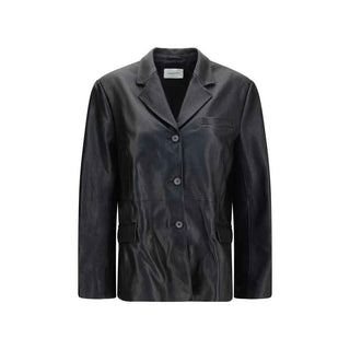 Magda Butrym Black Lambskin Blazer