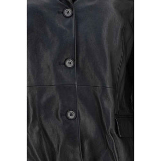 Magda Butrym Black Lambskin Blazer