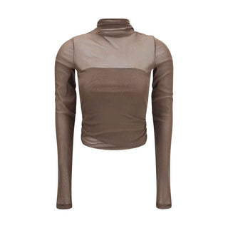Lemaire Brown Polyamide Pattern Shirt