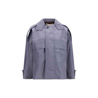 Marni Gray Polyamide Full-Length Jacket