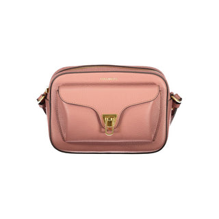 Coccinelle Pink Leather Handbag