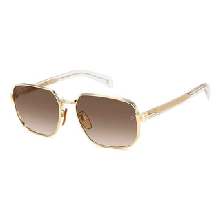 David Beckham Gold Metal Sunglasses