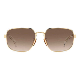 David Beckham Gold Metal Sunglasses
