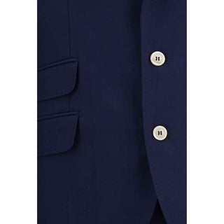 Brunello Cucinelli Blue Wool Oves Aries Two-Piece Suit