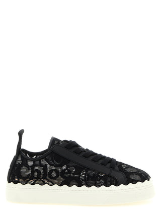 Chloé Black Polyamide Low Top Sneakers