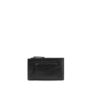 Balenciaga Black Lamb Ovis Aries Aries Wallet