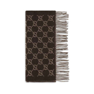 Gucci Brown Cashmere Scarf