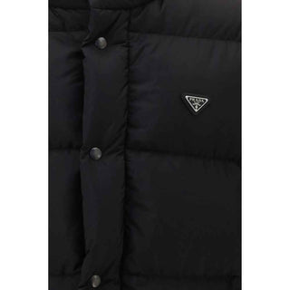 Prada Black Goose Down Full-Length Jacket