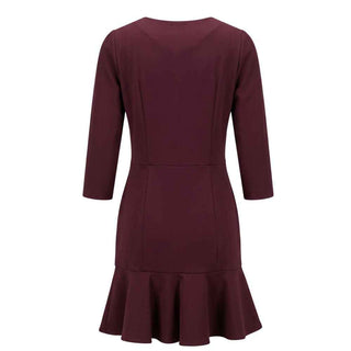 Trussardi Jeans Red Viscose Women Dress
