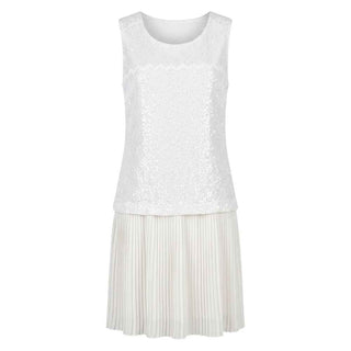 Trussardi Jeans White Polyester Women Dress