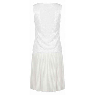 Trussardi Jeans White Polyester Women Dress