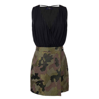Trussardi Jeans Black Cotton Women's Dress