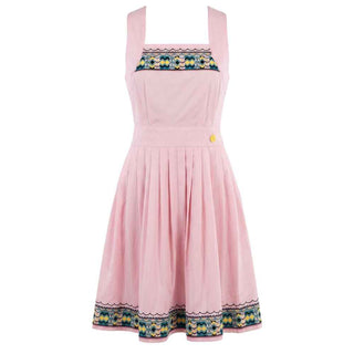 Trussardi Jeans Pink Cotton Women Dress