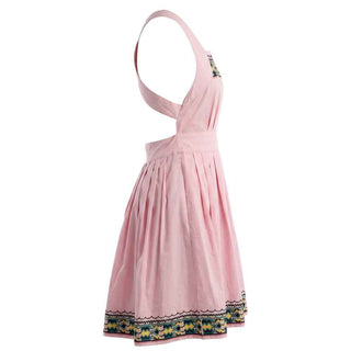 Trussardi Jeans Pink Cotton Women Dress
