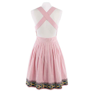 Trussardi Jeans Pink Cotton Women Dress
