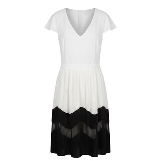 Trussardi Jeans White Polyester Women Dress