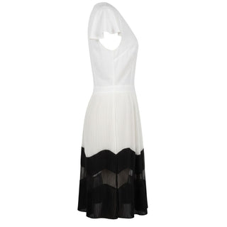 Trussardi Jeans White Polyester Women Dress