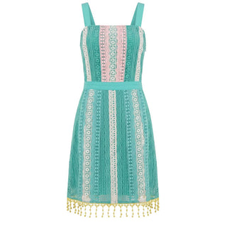 Trussardi Jeans Green Cotton Women Dress