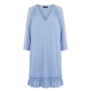 Trussardi Jeans Blue Polyester Women Dress