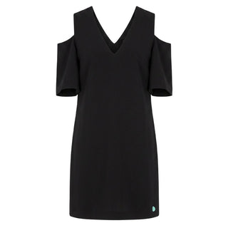 Trussardi Jeans Black Polyester Women Dress
