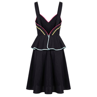 Trussardi Jeans Black Cotton Women's Dress