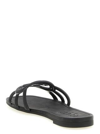 Gucci Black Rubber Slides