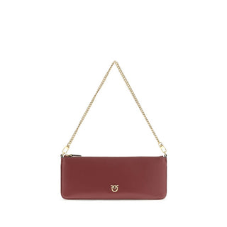 PINKO Bordeaux Calf Leather Bos Taurus Wallet