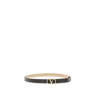 Valentino Garavani Black Lamb Ovis Aries Aries Regular Belt