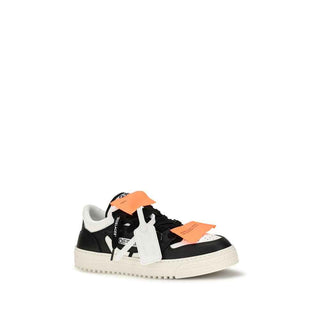Off-White Multicolor Calf Leather Bos Taurus Low Top Sneakers