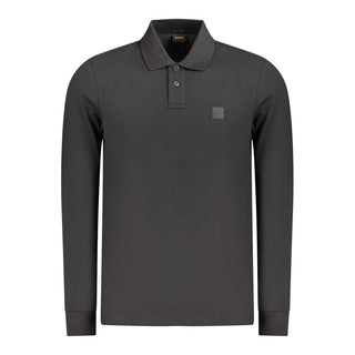 Hugo Boss Black Cotton Men's Polo Shirt