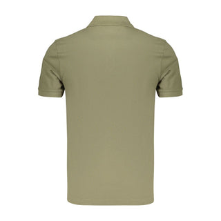 Hugo Boss Green Cotton Men's Polo Shirt