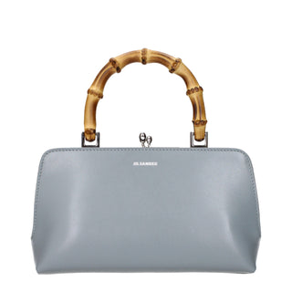 Jil Sander Gray Leather Handbag